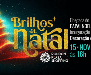 Chegada do Papai Noel marca a abertura oficial dos Brilhos de Natal